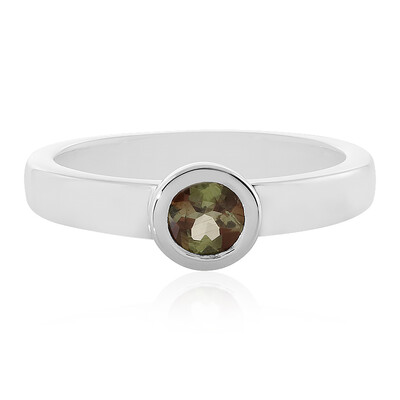 Anello in argento con Andalusite