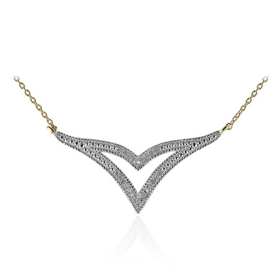 Collana in argento con Diamante I3 (I)