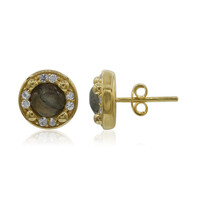 Orecchini in argento con Labradorite