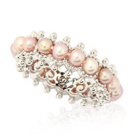 Anello in argento con Perla di Acqua Dolce (Dallas Prince Designs)