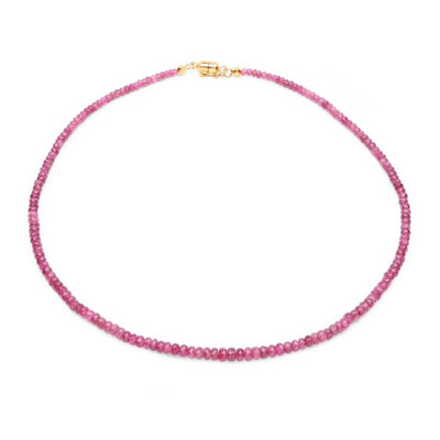 Collana in argento con Tormalina Rosa