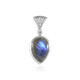 Ciondolo in argento con Labradorite