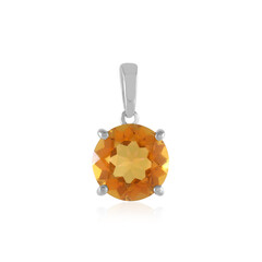 Ciondolo in argento con Quarzo Mistico Arancione