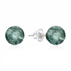 Orecchini in argento con Fluorite Verde