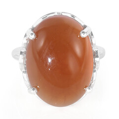 Anello in argento con Aragonite Capillitas