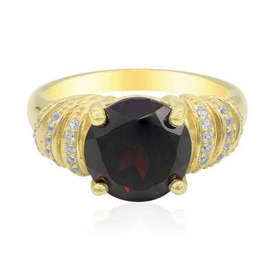 Anello in argento con Granato
