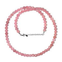 Collana in argento con Quarzo Rosa