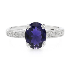 Anello in argento con Iolite Ceylon