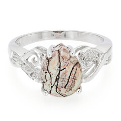 Anello in argento con Diaspro Dentritico Sonora