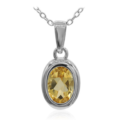 Collana in argento con Citrino