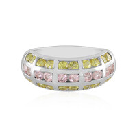 Anello in argento con Tormalina Rosa Nigeriana (Adela Silber)