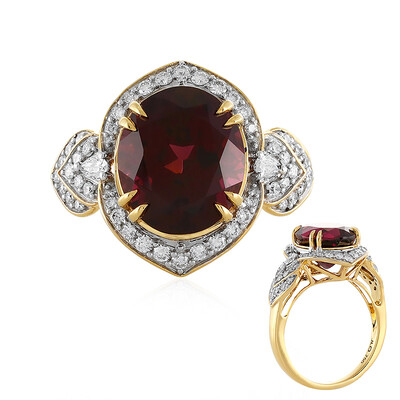 Anello in oro con Umbalite AAA (D'vyere)