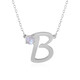 Collana in argento con Pietra di Luna Arcobaleno