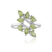 Anello in argento con Peridoto