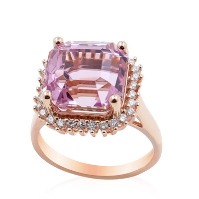Anello in oro con Kunzite Patroke (AMAYANI)