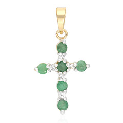 Ciondolo in argento con Smeraldo