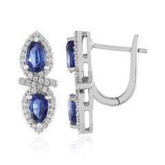 Orecchini in argento con Cianite del Nepal