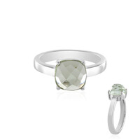 Anello in argento con Ametista Verde