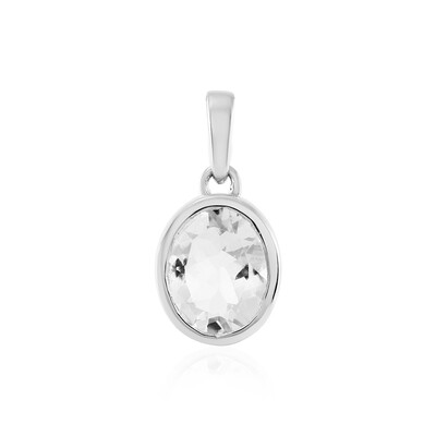Ciondolo in argento con Petalite