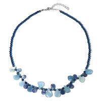 Collana in argento con Acquamarina