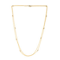 Collana in argento con Diamante I3 (J)