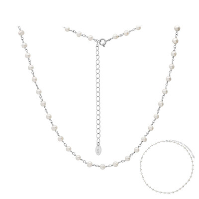 Collana in argento con Perla di Acqua Dolce