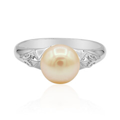 Anello in argento con Perla di Acqua Dolce (TPC)