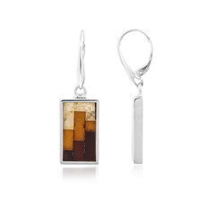 Orecchini in argento con Ambra Baltica