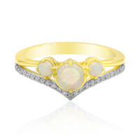 Anello in oro con Opale di Coober Pedy (Mark Tremonti)