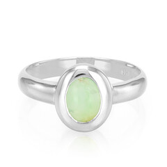 Anello in argento con Crisoprasio