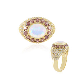 Anello in argento con Opale di Welo (Adela Silber)