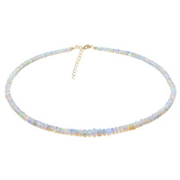 Collana in argento con Opale di Welo