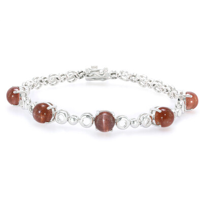 Bracciale in argento con Scapolite Occhio di Gatto