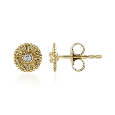 Orecchini in oro con Diamante IF (G) (de Melo)