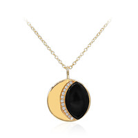 Collana in argento con Onice Nero