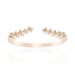 Anello in oro con Diamante Rose de France SI1 di Argyle