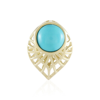 Ciondolo in oro con Turchese Sleeping Beauty (Ornaments by de Melo)
