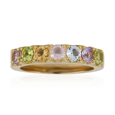 Anello in argento con Peridoto della Birmania