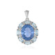 Ciondolo in argento con Fluorite Cangiante