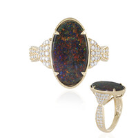 Anello in oro con Opale Matrice Andamooka (AMAYANI)