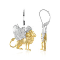 Orecchini in argento con Diamante I1 (I)  (Gems en Vogue)