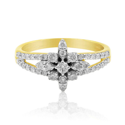 Anello in oro con Diamante SI2 (G) (Annette)