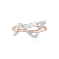 Anello in argento con Diamante I3 (J)