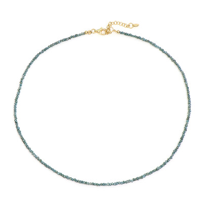Collana in argento con Diamante Blu