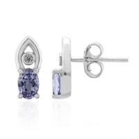 Orecchini in argento con Tanzanite (non riscaldata)