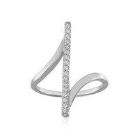 Anello in argento con Topazio Bianco