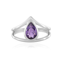 Anello in argento con Ametista Siberiana