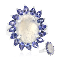 Anello in argento con Pietra di Luna Ceylon