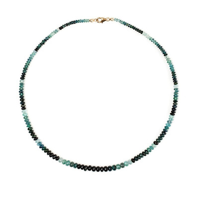 Collana in oro con Indicolite