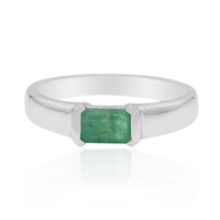Anello in argento con Smeraldo Zambia